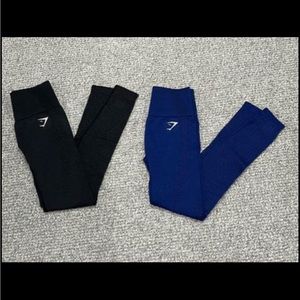 Black and Blue Gymshark Pants XS